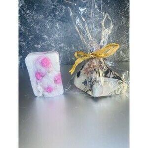 Handmade Artisan Goats Milk Rose Scented Lady With Roses Soap